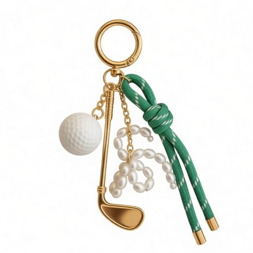Aoekaff Golf Ball Keychain For Women Cute Golf Lover Trinkets