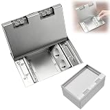 Presa Da Incasso A Pavimento, 4000W 16A Presa Nascosto Da Incasso Multifunzionale Scatola Impermeabile Scatola Interrata In Acciaio Inox Con 3 Prese EU e USB + Tipo C Per Cucina Soggiorno E Ufficio