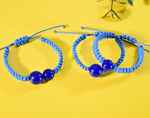 Image of Mom Daughter Son Bracelets Gifts 2 Daughters 3 Sons Family Mommy and Me Bracelet 1st Day of Separation Anxiety Gift Sister Brother Jewelry Ideas Unique Two Sisters Three Brothers Customize to whom