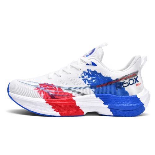 Men's Mesh Breathable Lace-up Comfortable Running Shoes, Sports Casual Tennis Shoes Big Size Sneakers for Man2