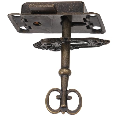 Sicurezza affidabile: proteggi i tuoi oggetti di valore con questo set di cassetti dal design vintage, serrature per ante di armadietti, chiave di blocco vintage