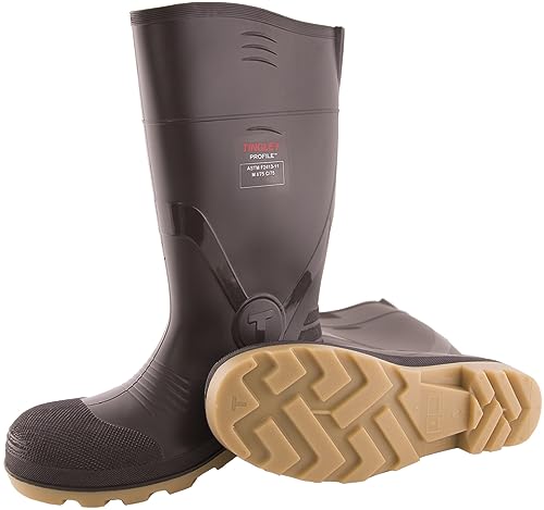 Tingley Profile 51254 Safety Toe Knee Boot, Mens 11 / Womens 13, Brown/Crepe3