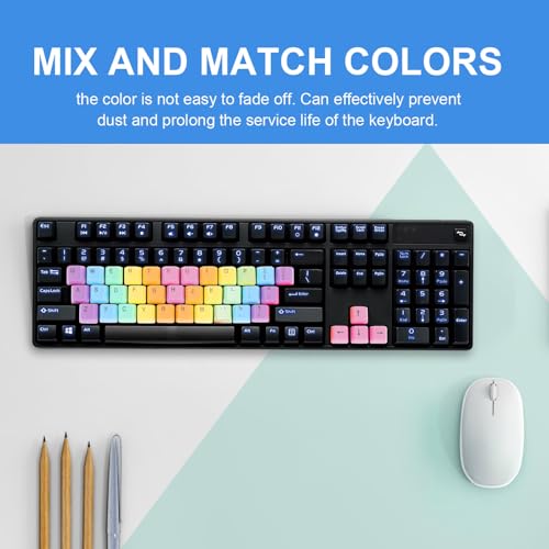 Kit de keycaps para teclado mecánico ABS estilo OEM resistente al desgaste 6