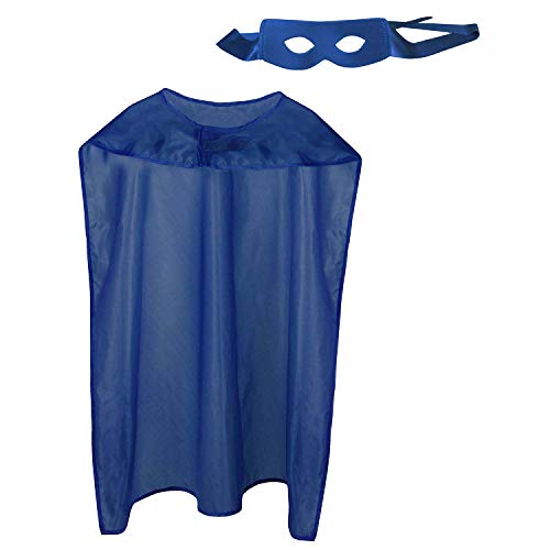 Boland - Disfraz de Héroe, 2 Piezas, talla única, adulto, máscara y capa, rojo, Superman, héroe, fiesta temática, carnaval