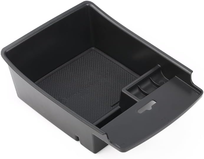 Car Center Console Armrest Storage Glove Box Tray Black for Acura TLX Sedan 2015-2018