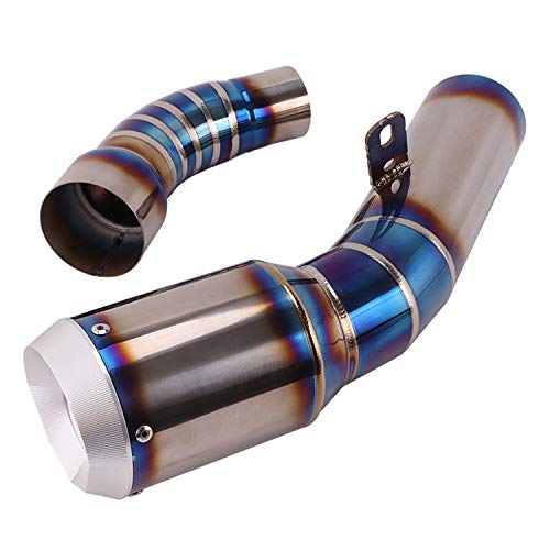 Amazon.co.jp: オートバイ 中間パイプ マフラー スリップオンマフラー