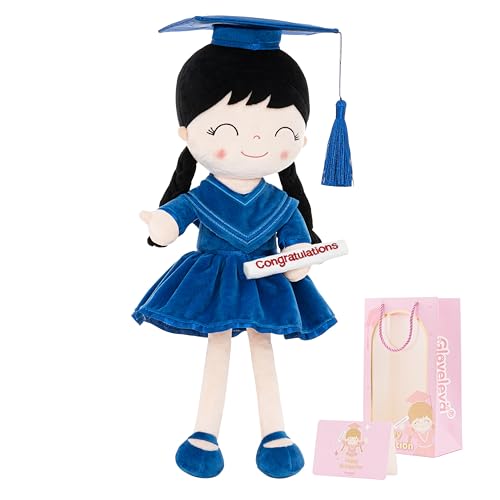 Gloveleya 16" Blue Graduation Plush Toy - Dreamy Soft Girl