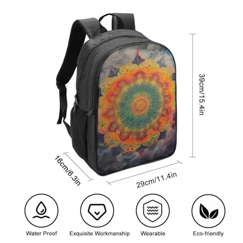 Mochila niña de gran capacidad para el colegio y excursiones con diseño Bohemia 2