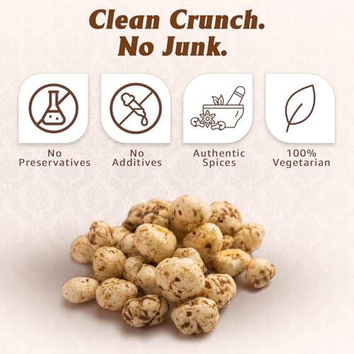 Image of Panchi Roasted Makhana (100g Pack of 1) Healthy and Crunchy Fox Nuts High Protein Snack for Guilt-Free Munching Perfect for Snacking Made with Premium Ingredients (6 Month Shelf Life)