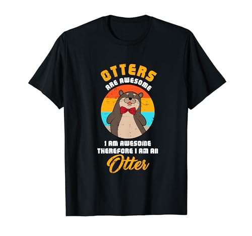 Awesome Otter Costume Cute Easy Animal Zoo Halloween Gift T-Shirt