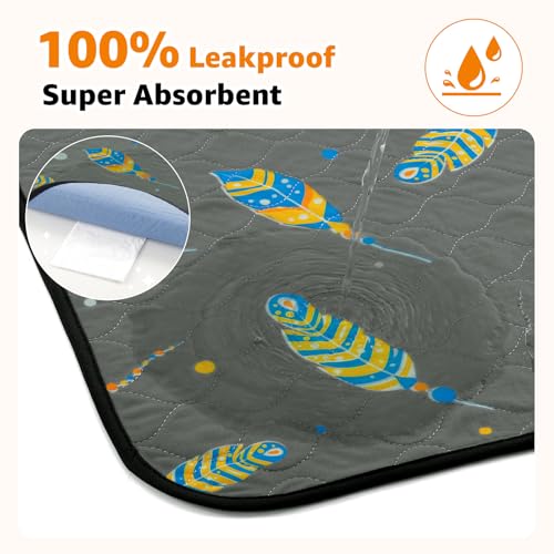 Image of Washable Pee Pads for Dogs: 2 Pack Reusable Puppy Pads, Reusable Pee Pads Waterproof & Leakproof Puppy Pad, Non-Slip Whelping Pee Pads & Potty Training Pad for Floor, Playpen,Crate, Couch, 36x36 Inch