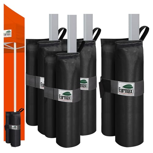 Eurmax USA 4-Pack 150LBS Capacity Universal Canopy Weight Bags,Heavy Duty