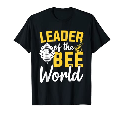 Apicultor Abeja Líder Del Mundo De Las Abejas Apicultura Camiseta