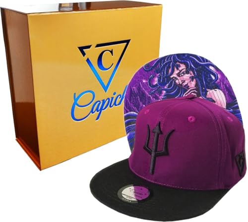Image of Capiche [99+ Variations Snapback Cap Men's Cap - Baseball - Hat - Art - Unisex - Visor - Men - One Size - Tattoo - Men - Women
