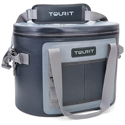 TOURIT Soft Cooler 30 Cans Leak-Proof Soft Pack Cooler Bag Waterproof Insulated Soft Sided Cooler for Hiking, Camping, Sports, Picnics, Sea Fishing, Road Beach Trip
