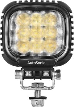 AutoSonic LED Lamp, SquareLED Lighting Fixture for Truck Pickup Jeep SUV ATV UTV, Flood Beam Design Heavy Duty IP 67 Waterproof Rating