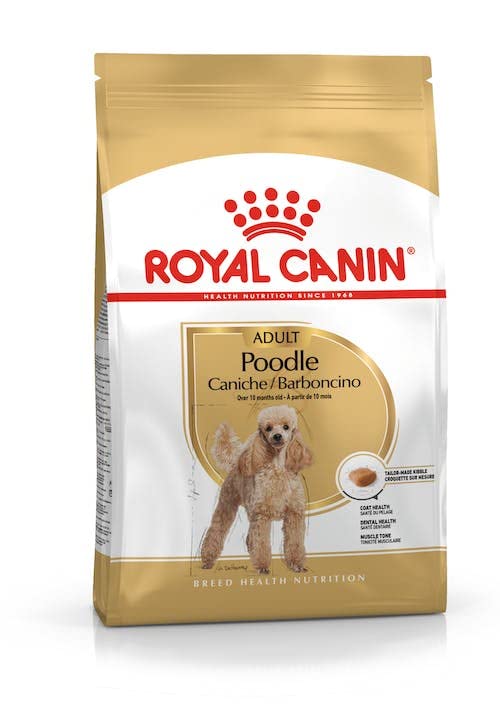 ROYAL CANIN Poodle Adult | Doppelpack | 2 x 500 g | Trockenfutter für ausgewachsene Poodle | Zur Unterstützung des Fells und des Muskeltonus | Für Hunde ab dem 10. Lebensmonat
