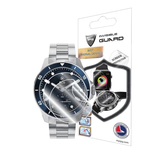 Image of IPG for Withings ScanWatch Nova Hybrid Smartwatch Hydrogel Screen Protector (2 Units) Invisible HD Clear Film Anti Scratch Guard-Smooth/Self-Healing/Bubble for ScanWatchNovaHybrid