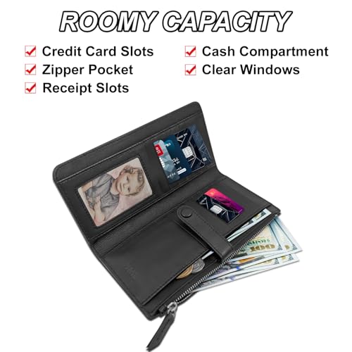 JIMMY LUCKY Premium Men's Genuine Leather Wallet – Slim Bifold Design with Multiple Card Slots & Cash Compartment – Stylish & Durable Business Wallet (JL2312LW-2)4