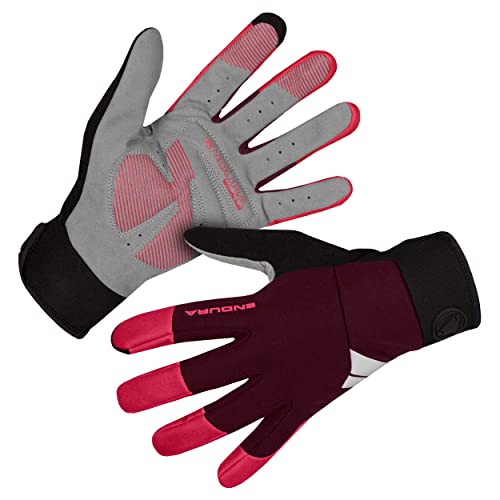 Gants Windchill Endura pour femme violet aubergine taille XS