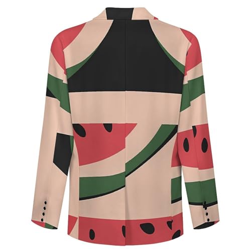 Watermelon Slices Classic Suits Blazer for Men Business Tuxedo Jacket Sport Coat Two Buttons4