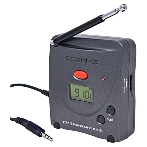 C. Crane Digital FM Transmitter 3 Send Near Broadcast Quality Stereo Audio from Your Mobile Phone or Any Audio Device to A Nearby FM Radio. Broadcast at Churches, Gyms, Correctional Facility & More Cover