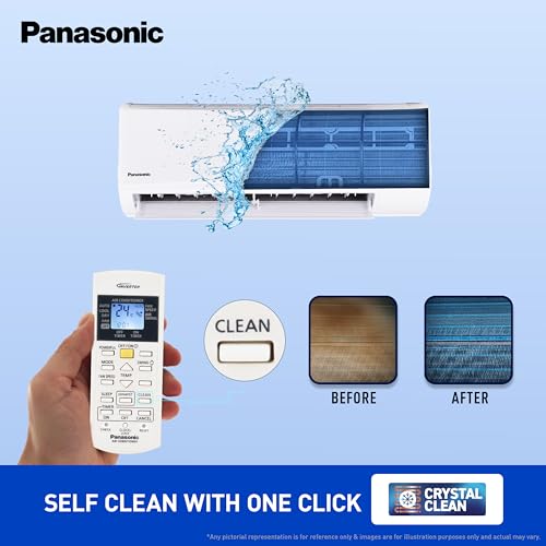 Image of Panasonic 1.0 Ton 3 Star Inverter Split AC (Powerful Mode, Copper Condenser, 7in1 Convertible, 2-Way, PM 0.1 Filter, CS /CU-SU12AKY3T, White)