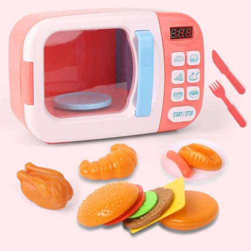 Micro-ondes jouet de cuisine avec son et minuteur interactif - 3