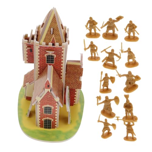 YARNOW Figurines de Guerriers Médiévaux 100 Pièces en Plastique, Ensemble