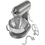 KitchenAid Certified Refurbished RKSM6573CU 6-Qt. Professional Bowl-Lift Stand Mixer - Contour Silver