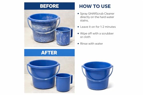Image of Tap Cleaner & Limescale Remover - 250 ml | Instantly Removes, Hard Water stains | Cleans in 60 seconds | Maximum Shine | Suitable for Taps, Shower, Faucets, Descaler, Tiles, Mirrors
