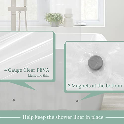 Mrs Awesome Clear Shower Curtain Liner thumb #4