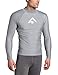 Kanu Surf Men's Long Sleeve Platinum UPF 50+ Rashguard, Grey, Large