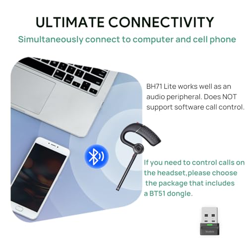 Auricular Bluetooth Yealink BH71 Lite con Micrófono miniatura 3