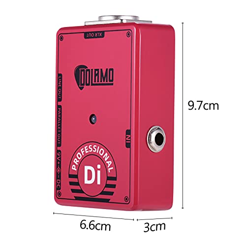 SHUIYUE Pédale d’effet Guitare D-7 Professional DI Box avec Interrupteur Ground Lift XLR Out pour Guitare électrique… - Les Beatles, Paul McCartney, John Lennon, RIngo Starr, George Harrison SHUIYUE Pédale d'effet Guitare D-7 Professional DI Box avec Interrupteur Ground Lift XLR Out pour Guitare électrique… – Image 4