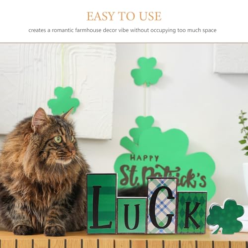 Decoración rústica de madera para San Patricio: centros de mesa y repisas 4