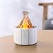 Ankrs Flame Aroma Diffuser für Ätherische Öle 280ml, Lagerfeuer Flammeneffekt mit 3 Helligkeit Modi, mit Fernbedienung, 3 Timer, Wasserlose Abschaltautomatik, Luftbefeuchter (Weiss) Luftbefeuchter günstig Kaufen-Ankrs Flame Aroma Diffuser für Ätherische Öle 280ml, Lagerfeuer Flammeneffekt mit 3 Helligkeit Modi, mit Fernbedienung, 3 Timer, Wasserlose Abschaltautomatik, Luftbefeuchter (Weiss)