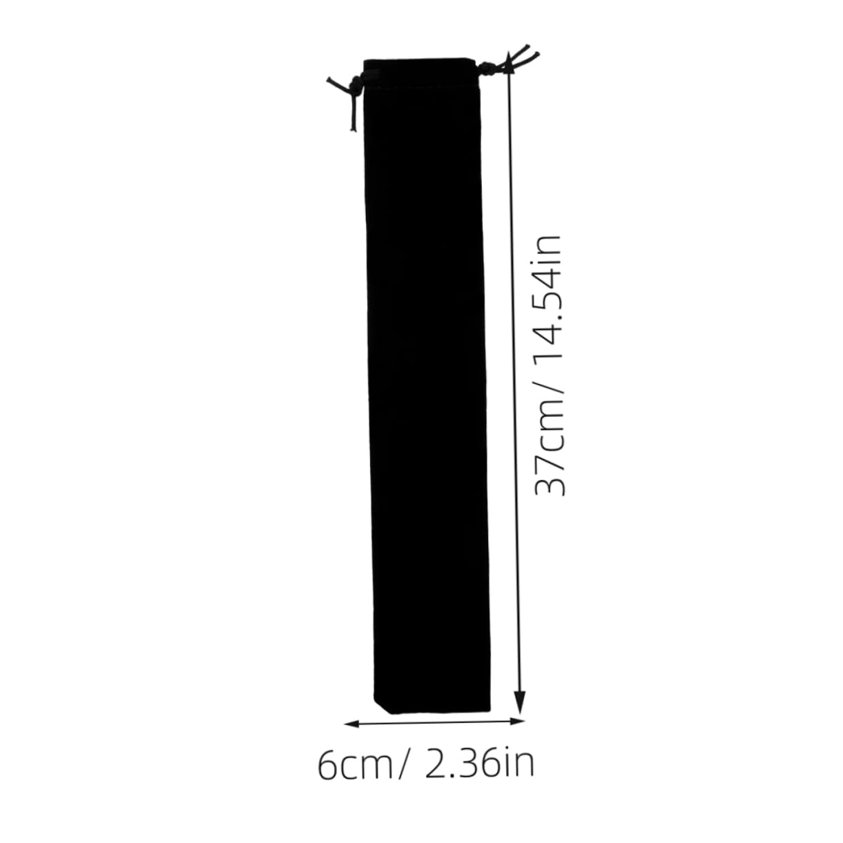 Kisangel Elegant Suede Recorder Velvet Bag 3pcs Clarinet Storage Drawstring Flute Pouch Portable Music Instrument Case