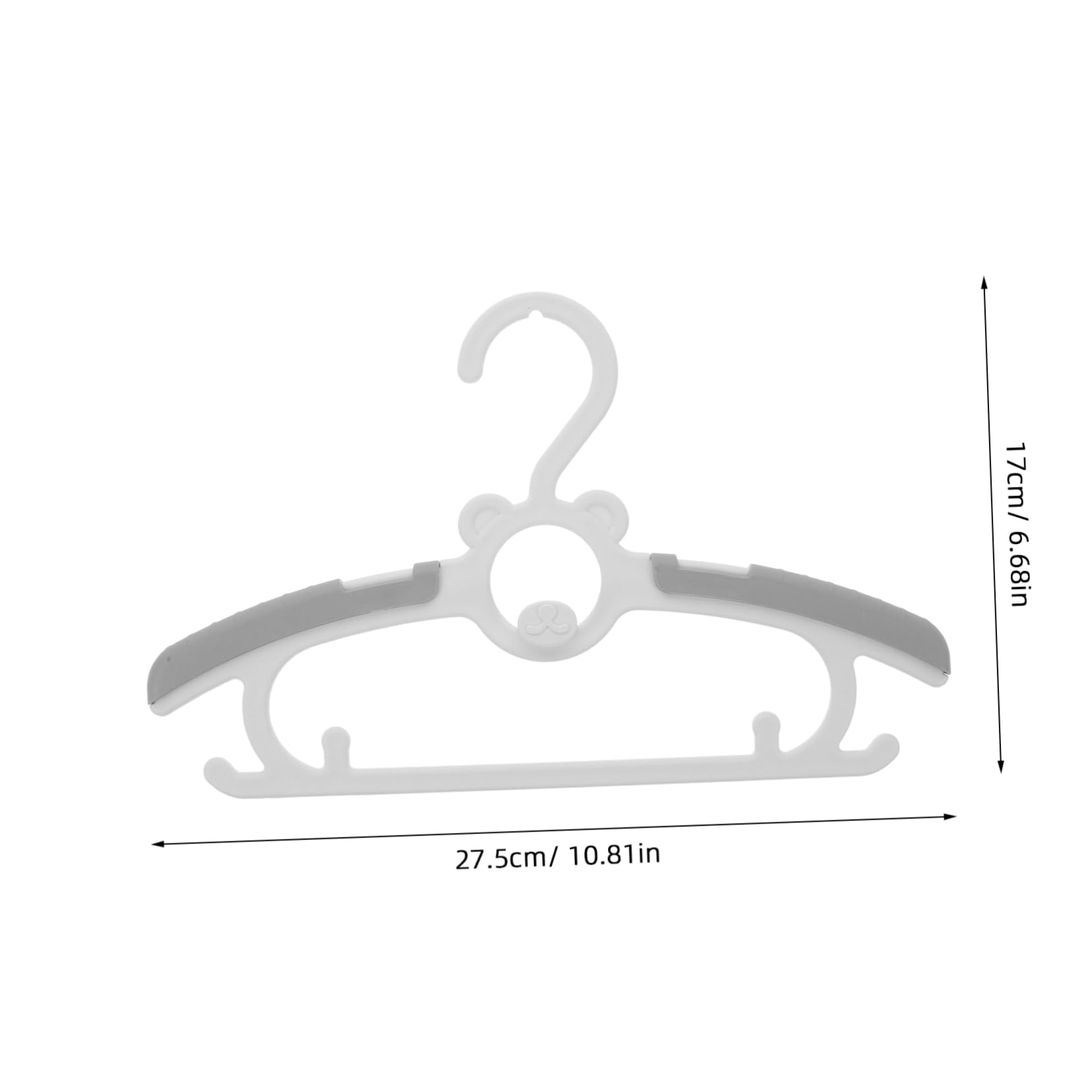 STOBAZA 10pcs Baby Retractable Clothes Rack Boys and Girls Hangers Newborn Hangers Soft Material Adjustable Design Closet Organization Anti-Slip