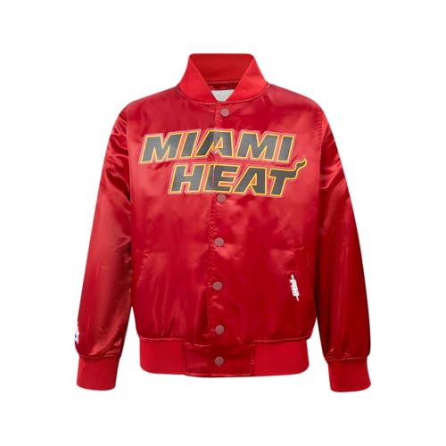 Chaqueta Pro Standard NBA Satin Jacket de chenilla roja L