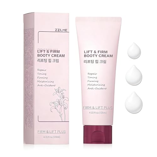 ZZILME B TIGHT Cellulite Cream, Body Firming & Tightening Cream for Thighs, Butt & Stomach, Smooths the Look of Uneven Skin, Lightweight Fast-Absorbing Moisturizer, Korean Skincare, 4.23 Fl Oz