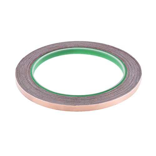 Image of Copper Foil Tape Conductive Adhesive Double Sided, [for EMI Shielding, Stained Glass, Paper Circuits, Grounding] - 1 /4 inch /66ft /2 Roll