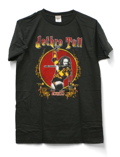 Amazon.com: Men's Jethro Tull 75' Tour Vintage T-shirt S