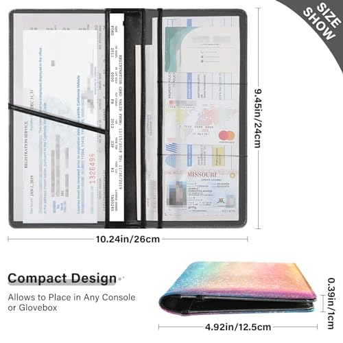 Organizador de Documentos para Auto Cuero miniatura 3