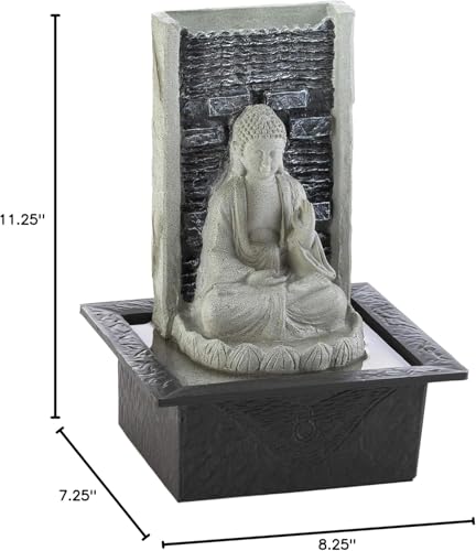 Fontaine de table Bouddha en cascade petit modèle déco zen - 4