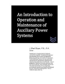 Paperback An Introduction to Operation and Maintenance of Auxiliary Power Systems Book