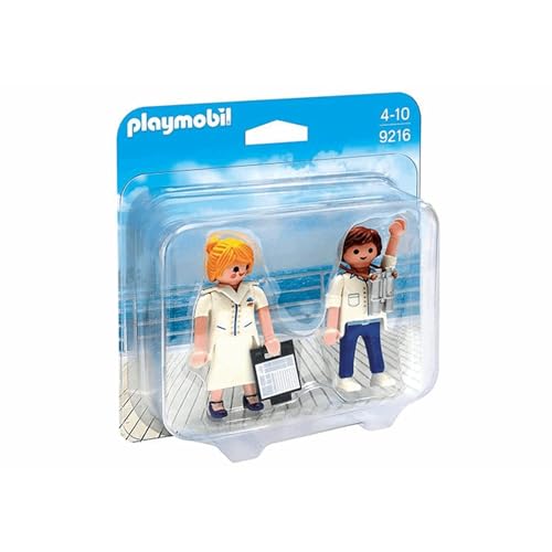 Duo Hôte Et Hôtesse De Croisière Playmobil La Boite - vue 3