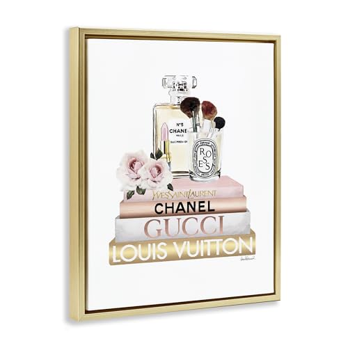Image of Glam Cosmetics Fashion Books, 24 x 30 Inch Canvas in Floater Frame