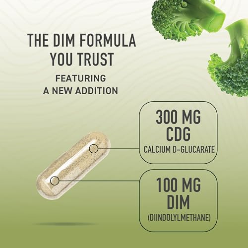 Calcium D-Glucarate with DIM Supplement for Estrogen Detox & Hormone Balance for Women & Men | Detox & Cleanse, Hormonal Acne, Menopause & CDG for Liver Support | Non-GMO, Third-Party Tested | 30ct - Image 5