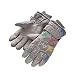 Star Muster Winter Kinder warm Plüsch wasserdicht Ski Snowboard Jungen und Mädchen Vollfinger Kinderhandschuhe - B Grau